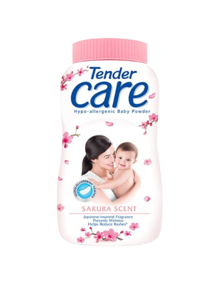 Buy Tender care talc sakura scent powder 100g online with MedsGo